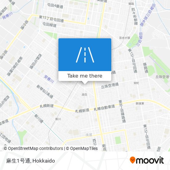 麻生1号通 map