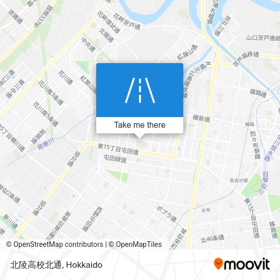 北陵高校北通 map