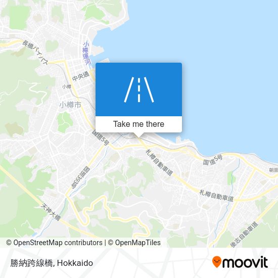 勝納跨線橋 map