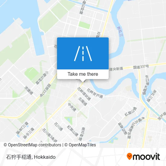 Ishikari Teine Road map