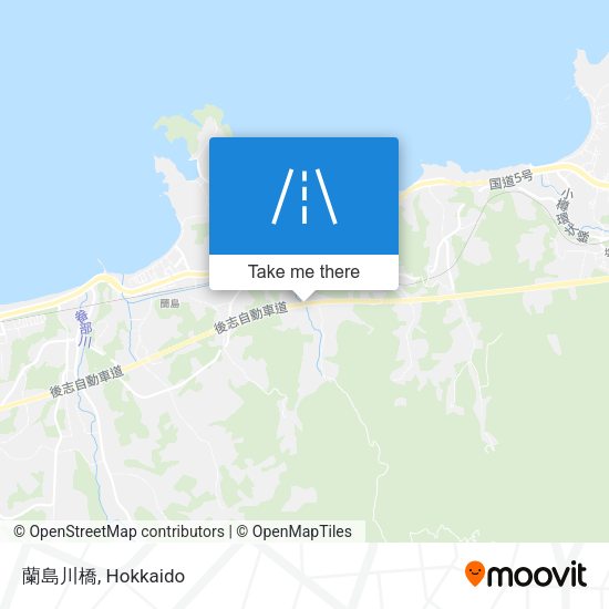 蘭島川橋 map