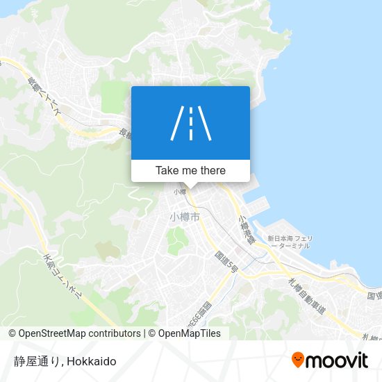 静屋通り map