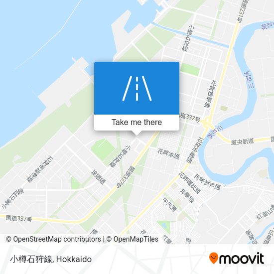 小樽石狩線 map