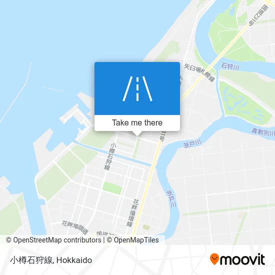 Otaru Ishikari Line map