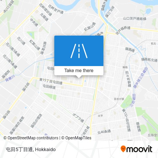 屯田5丁目通 map
