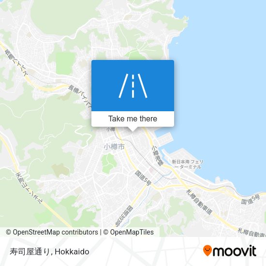 寿司屋通り map
