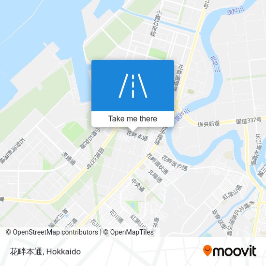 花畔本通 map