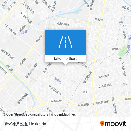 新琴似5番通 map