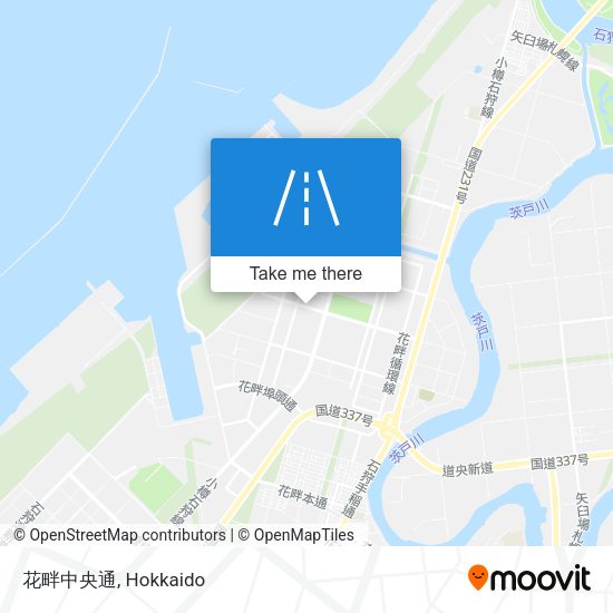 花畔中央通 map