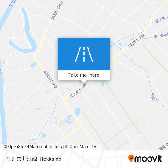 江別奈井江線 map