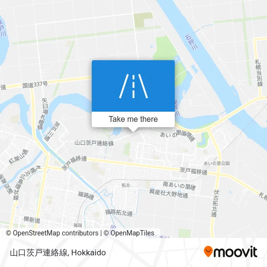 山口茨戸連絡線 map