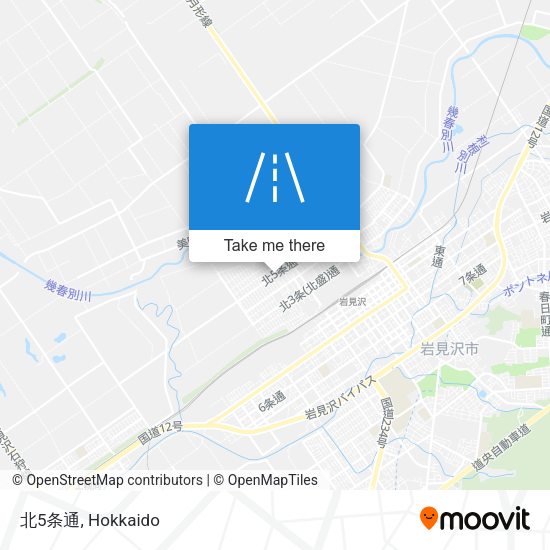 北5条通 map