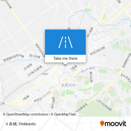 ４条橋 map