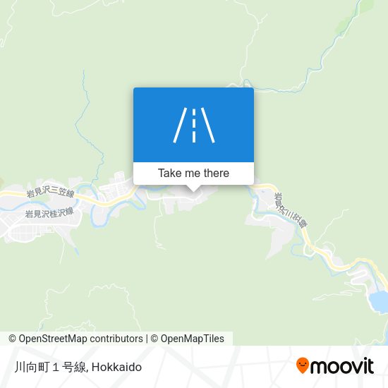 川向町１号線 map