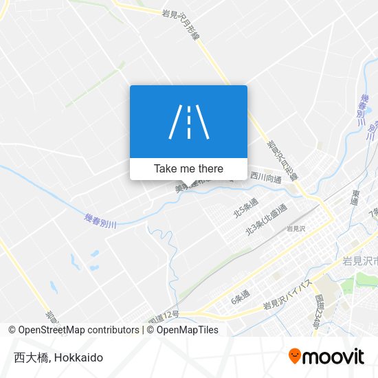 西大橋 map