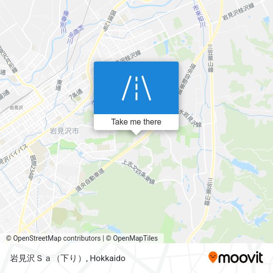 岩見沢Ｓａ（下り） map