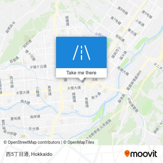 西5丁目通 map