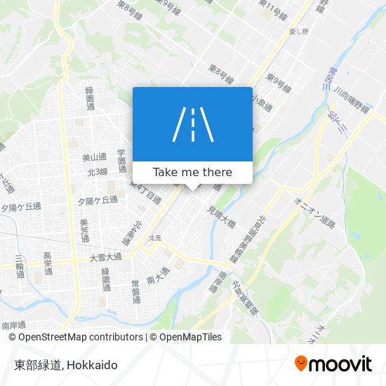東部緑道 map