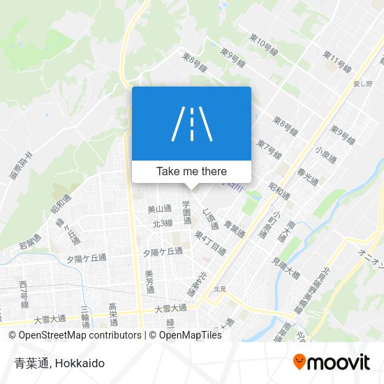 青葉通 map