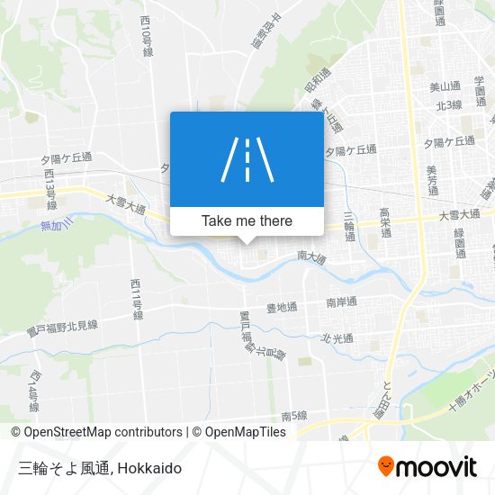 三輪そよ風通 map