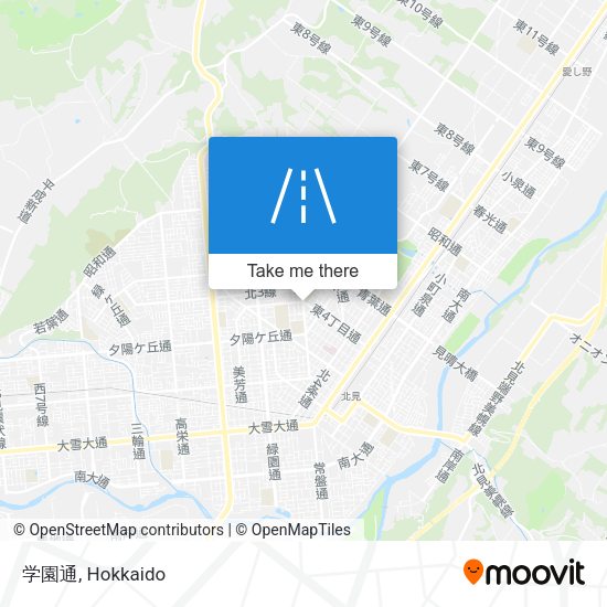 学園通 map
