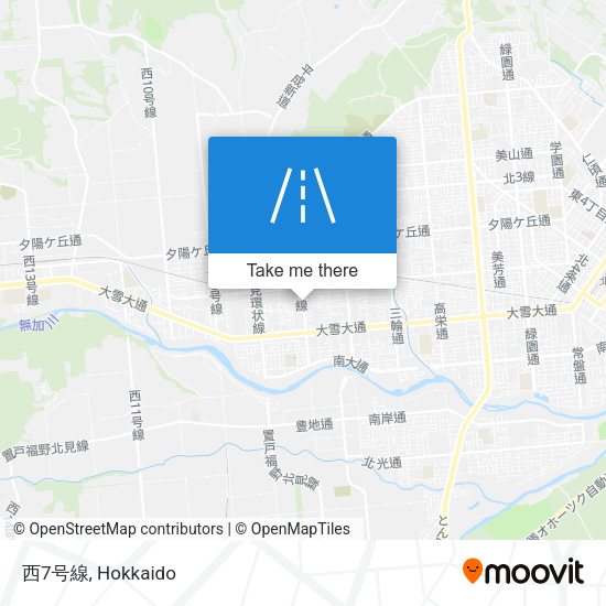 西7号線 map