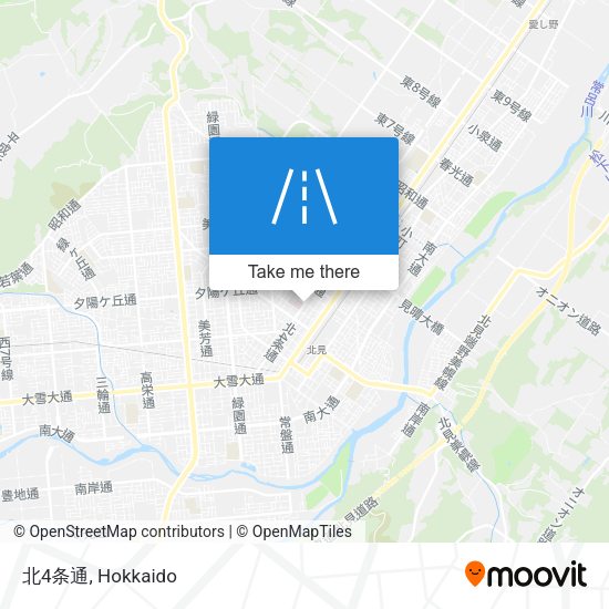 北4条通 map