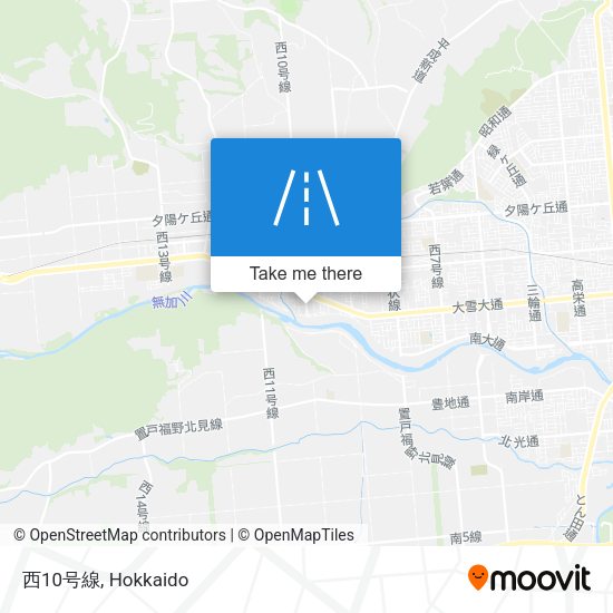 西10号線 map