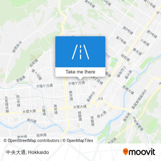 中央大通 map