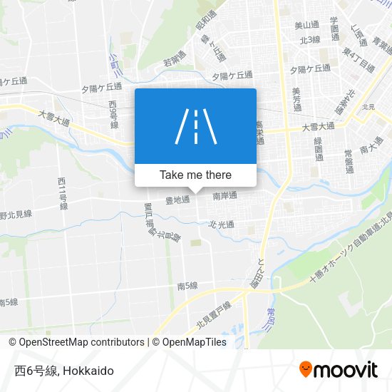 西6号線 map
