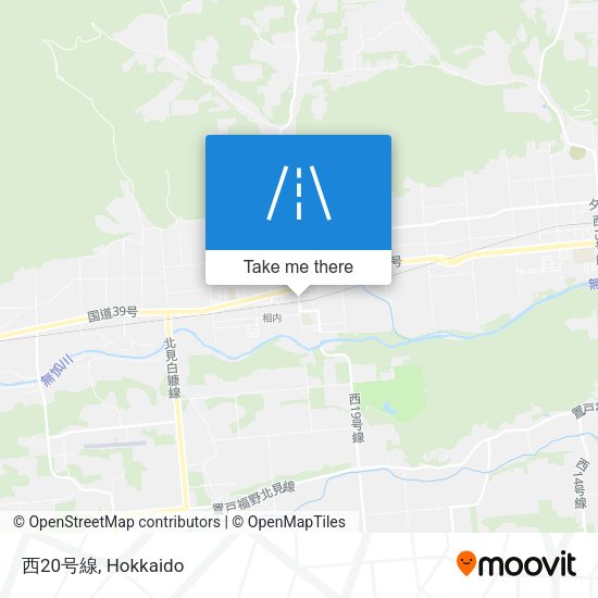 西20号線 map