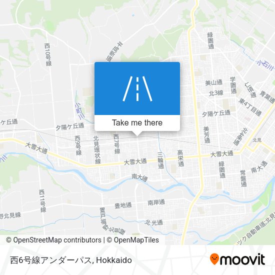 西6号線アンダーパス map