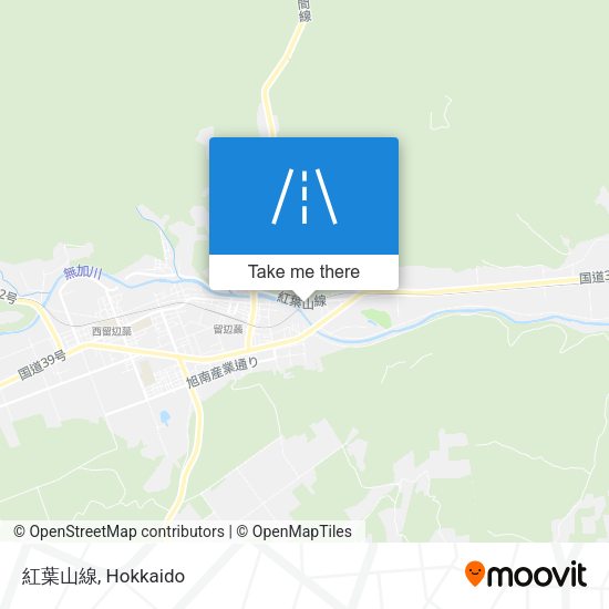 紅葉山線 map