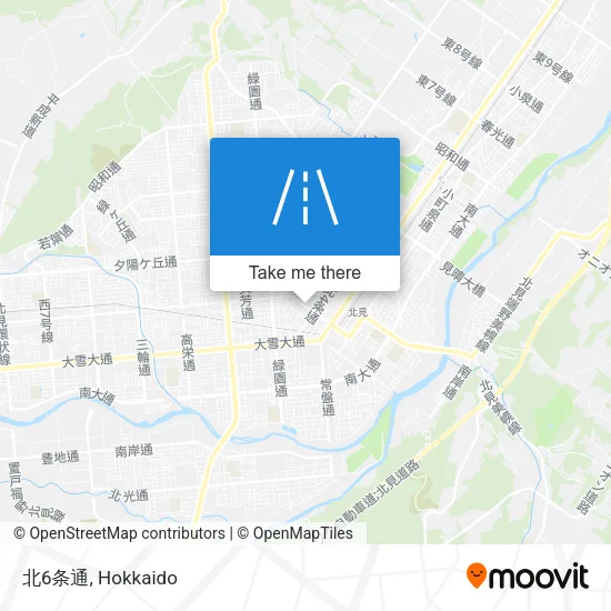 北6条通 map