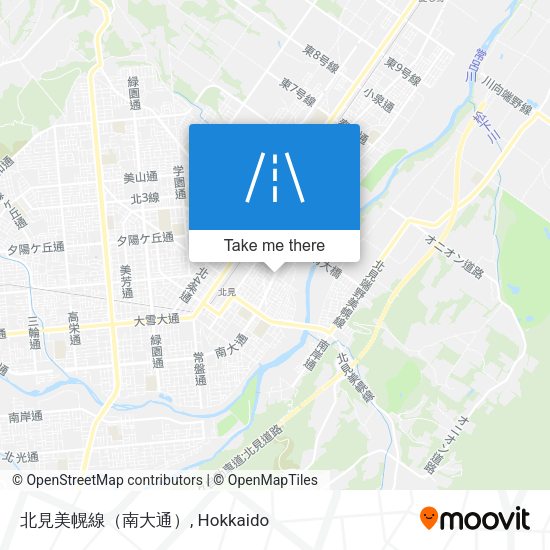 北見美幌線（南大通） map