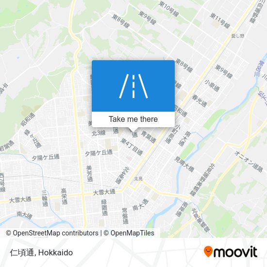 仁頃通 map