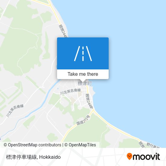 標津停車場線 map