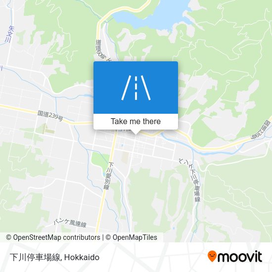 下川停車場線 map