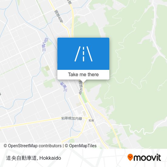 道央自動車道 map