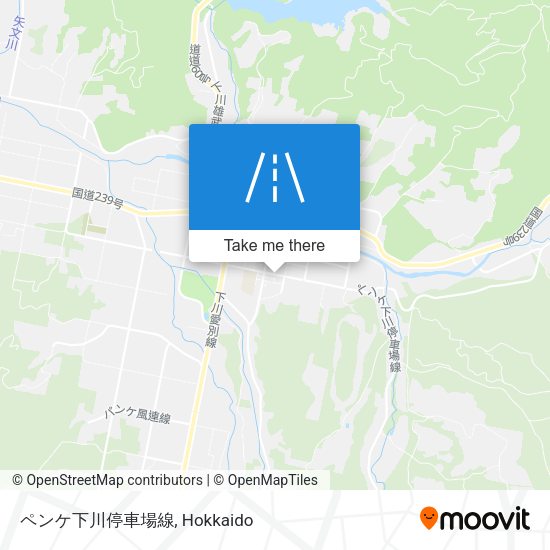 ペンケ下川停車場線 map