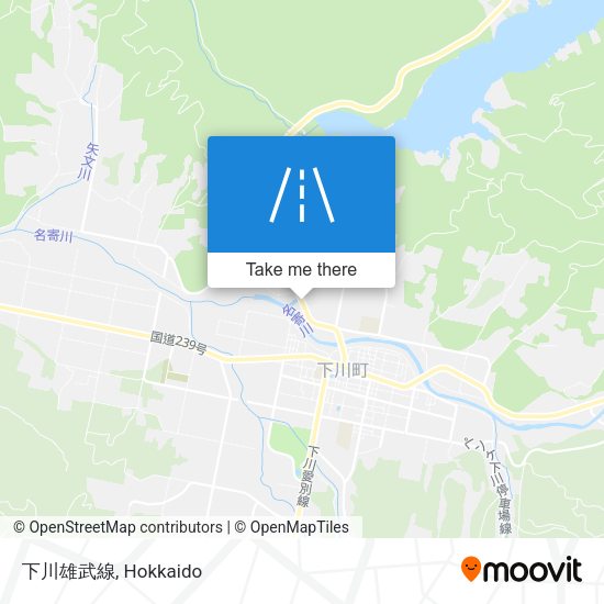 下川雄武線 map