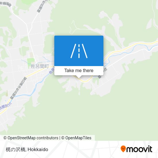 梶の沢橋 map