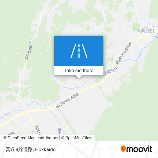 富丘8線道路 map