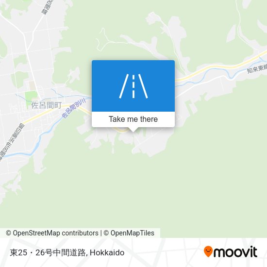 東25・26号中間道路 map