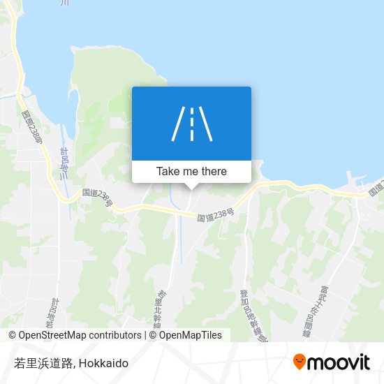 若里浜道路 map