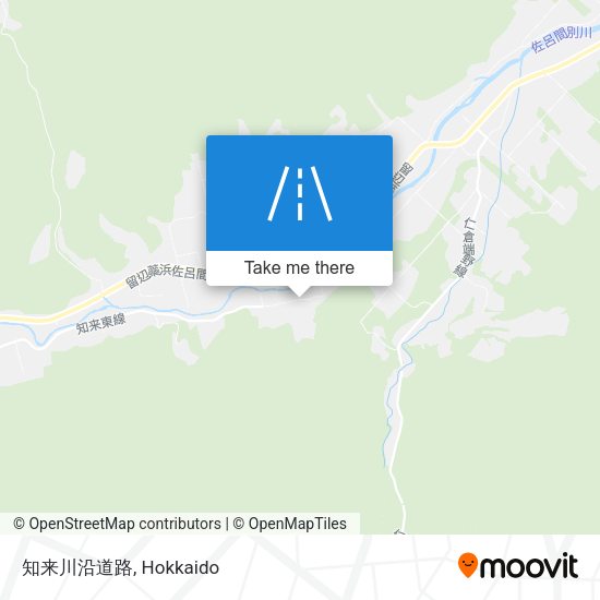 知来川沿道路 map