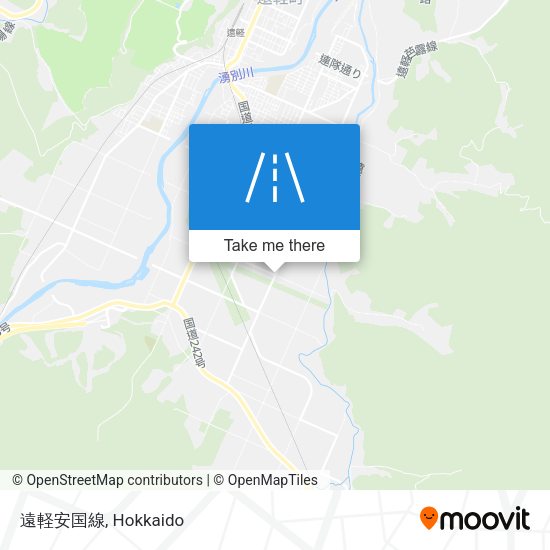 遠軽安国線 map