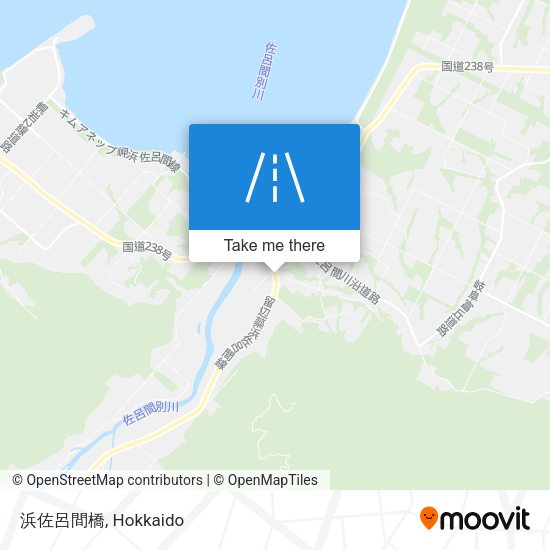 浜佐呂間橋 map