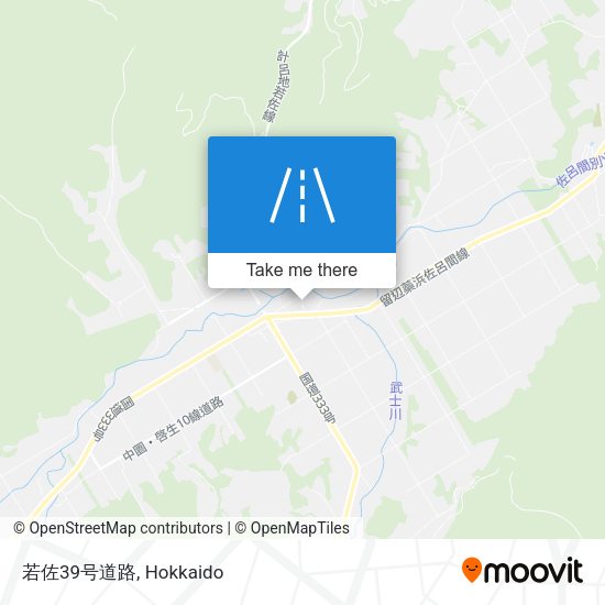 若佐39号道路 map