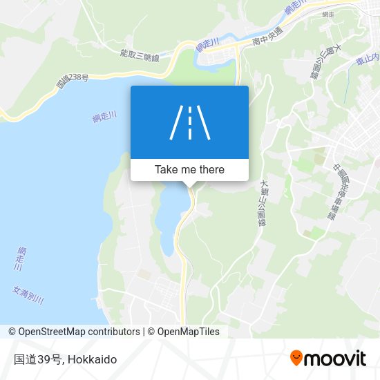 国道39号 map